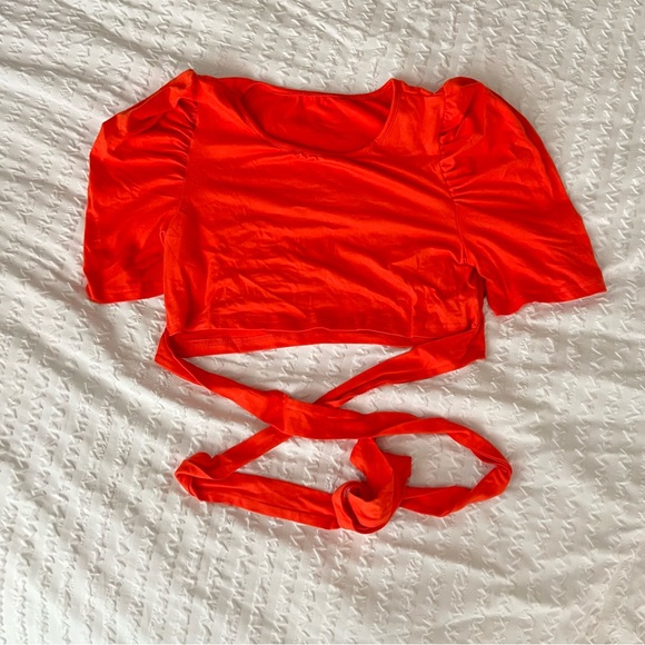 Orange two peace Beach set outfit size Large - Picture 4 of 6